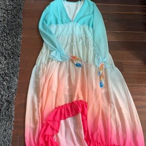 COPY - Ombré v neck dress Rococo sand inspired